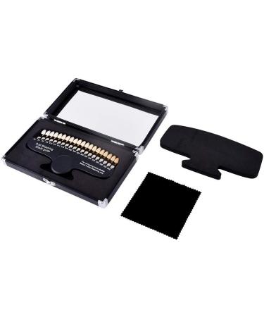 LMEIL Dental Color Chart - 20 Colors Cold Teeth Whitening Chart with Mirror | Premium Packaging for Dental Health - Buy Online on GoSupps.com