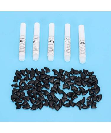 Biitfuu 100pcs Cat Claw Caps - Soft Nail Protectors Adhesive XS in Cool Black - International Shipping Available - Buy Online on GoSupps.com