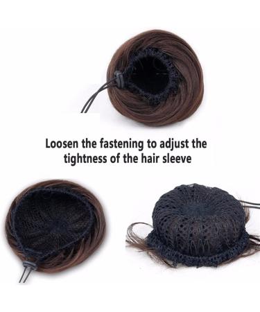 Bun Hair Piece Straight Drawstring Ponytail HairPieces for Women Girls Synthetic Chignon Hair Bun Clip In Hair Extensions Hairpieces with Drawstring Hair Pieces for Women (Color : 101) - Buy Online on GoSupps.com