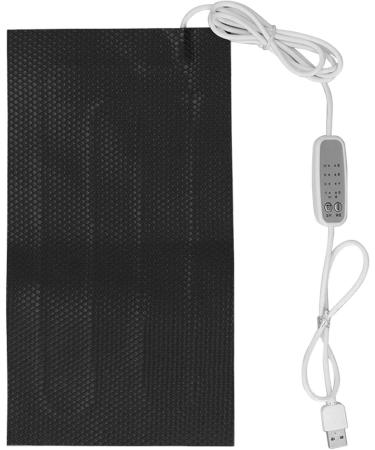 DC5V Waterproof Electric Heating Pad - 4 Speed USB Temperature Regulating Fabric Heater (15x30cm) for Fast Pain Relief - Buy Online on GoSupps.com