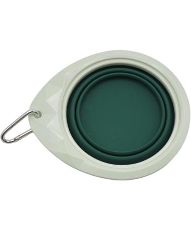 Bepetmia Foldable Reisenapf Bowl for Dogs & Cats - Portable 600ml Silicone Travel Bowl - Extra Thick Green Water Bowl for Pets on the Go - Buy Online on GoSupps.com