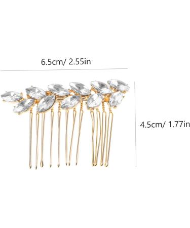MAGICLULU Fashionable Diamond Hair Accessories Wedding Hair Comb Women Headpiece Decorative Hair Combs Hair Accessory Hair Combs for Women Hair Accessories for Women Hair Comb Clip - Buy Online on GoSupps.com