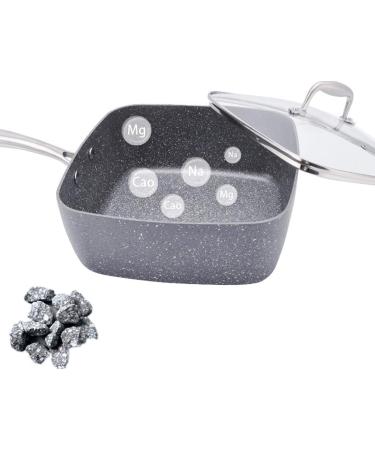 DameCo Saucepan Multi Function Nonstick Frying Pan Steaming Pot Frying Pan Steak Nonstick Metal Utensil Safe Frying Pan Saucepan Skillet Pan Frying Pan Interesting - Buy Online on GoSupps.com
