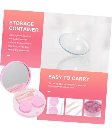 Premium Lens Organizer & Contact Lens Holder - Durable ABS Medical Plastic | Stylish & Functional Contact Lens Case for Glitter Lenses | International Shipping Available - Buy Online on GoSupps.com