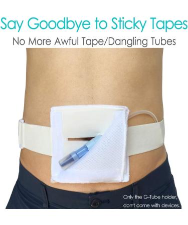 Breathable PD Belt for Peritoneal Dialysis | G Tube Holder & Covers | Gastrostomy Supplies for Adults | Large/X-Large (45-61 Inch) White - Buy Online on GoSupps.com