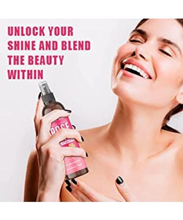 Organic Netra Rose Water with Vitamin C | Exfoliates The Skin and Controls Oil | Excellent for Clearing Away Makeup & Dirt from Pores| Mist Spray for All Skin Type | Paraben and Alcohol Free -200ml - Buy Online on GoSupps.com