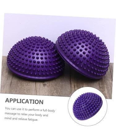 Buy Homsfou Durian-Ball Feet Muscle-Relaxing Massager - Portable Body Massage Device - Purple Foot Massager for Office & Home - 16x16x8cm - Buy Online on GoSupps.com