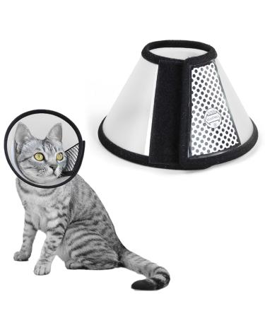 ZXUPOI 1 Rewrise for pets pets plastic Elisabethan plastic Elisabethan collar soft cat protective collar of light elisabethan collars for kitten puppies (18-22cm)