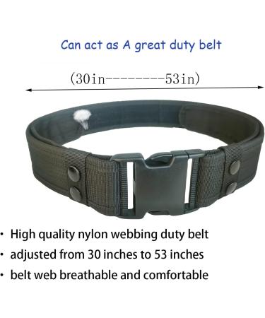 ZGJINLONG Tactical Utility Belt - Modular Equipment System for Security Guards, Police & Military - Black (10pcs) - Buy Online on GoSupps.com