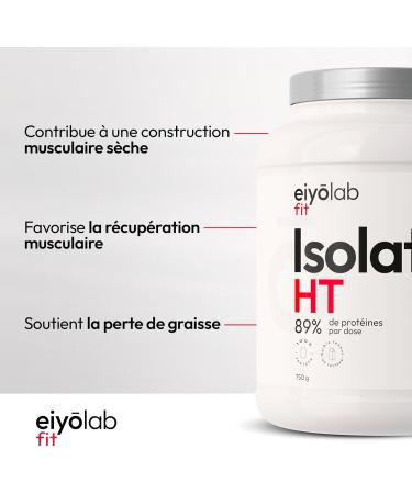 ISOLATE HT | Protein Isolate Powder | Up to 90% Protein | High in BCAA + Glutamine | Fast Bodybuilding Protein | Smooth Textu - Buy Online on GoSupps.com