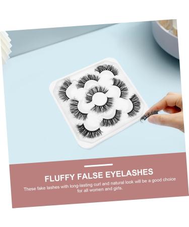 MAGICLULU 15 Pairs Eyelashes Fluffy Lash Extension Long Fake Lash Soft Light Fake Lash Handmade Eye Lashes Cosmetic Fake Lashes 3d Black Makeup Artificial Miss Fiber Lotus Terrace - Buy Online on GoSupps.com