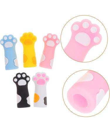 Tofficu 10 Piece Knitting Needle Protector Stitch Stoppers Needles Knitting Tip Cover Cap Needle Protectors Colorful Point Knitting Accessories Stitch Marker Stopper Small Knitting Needle Cover Silica Gel - Buy Online on GoSupps.com