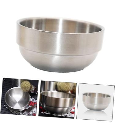 Buy Biudeco Foam Dishwasher Men's Tools - Rustproof Steel Shaving Accessories & Razor Cup for Bart Care - 9x9x4.9cm Silver - Buy Online on GoSupps.com