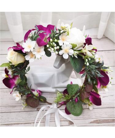 Beaupretty Artificial Flower Wreath - Floral Headbands & Garlands for Women | Bride Hair Accessories - Buy Online on GoSupps.com