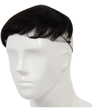 2X Men's Handmade Wigs Natural Fluffy Invisible Replacement Hairpiece Men's Overhead Replacement Block - Buy Online on GoSupps.com