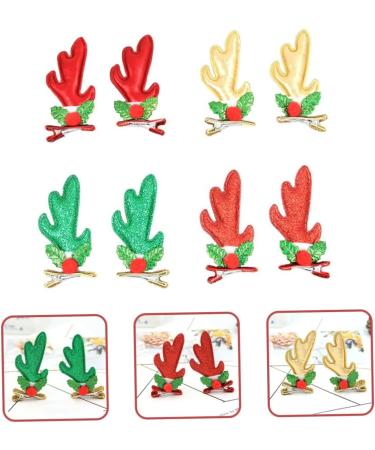 FRCOLOR 20 Pairs women hair clips antler hair barrette Glitter Reindeer Hair Clips xmas costume hairpins antler barrettes cute hair clips girls barrettes pu headgear three-dimensional Miss - Buy Online on GoSupps.com