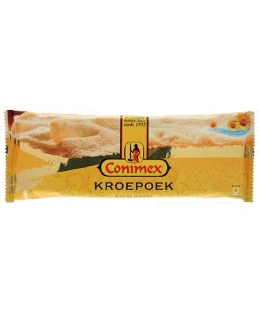 Conimex kroepoek Como – Natural, large, 3 panels of crab chips, krupuk, Indonesian cracker, of course, 73 g