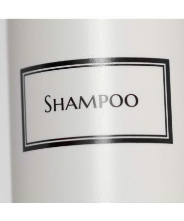 Artanis Home Silkscreened Shower Bottle Set - Shampoo, Conditioner, Body Wash - 16 oz 3-Pack (White) - Black Pumps - Buy Online on GoSupps.com