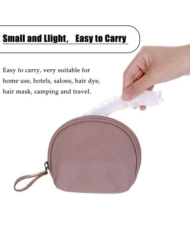 100 Pack Disposable Shower Caps - Waterproof Plastic Hair Cap for Women Kids Girls - Perfect for Travel, Spa, Hotel, Hair Salon - Essential Bath Accessories - Buy Online on GoSupps.com