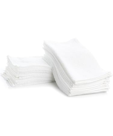 Simpli-Magic 12x12 White Cotton Towels - 24 Pack - Buy Online on GoSupps.com