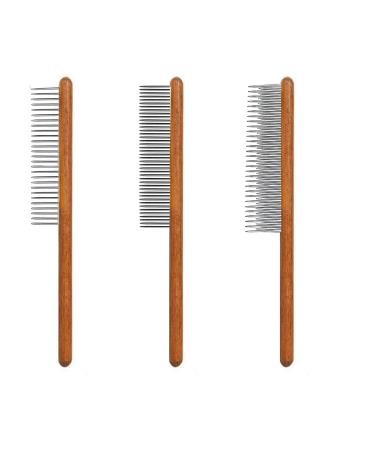 3 different combing struggles for dog brushes and cat brush depilatory/fur comb for removing meals for small/large dogs and cats zoo tools