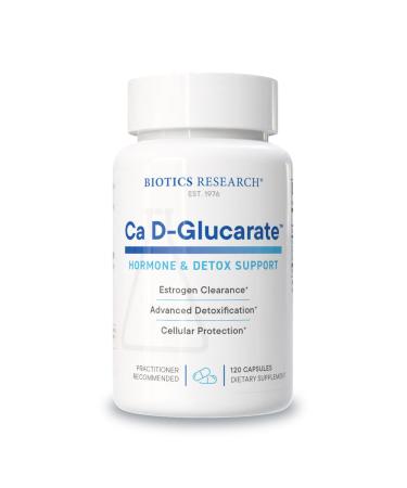 Biotics Research Ca D Glucarate Liver Detoxification Eliminates Toxins Strong Bones Hormonal Health Heart Health Healthy Body Composition Raw Organic Vegetable Culture 120 Count