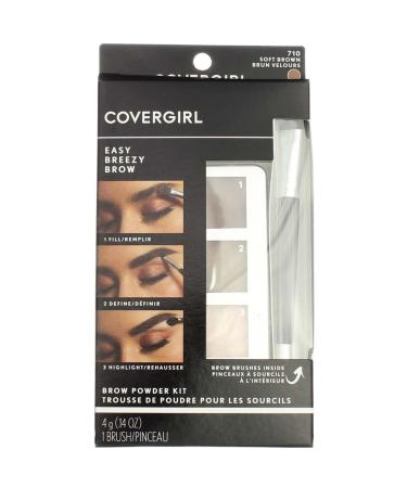 COVERGIRL Easy Breezy Brow Powder Kit Soft Brown - Pack of 2 - Buy Online on GoSupps.com