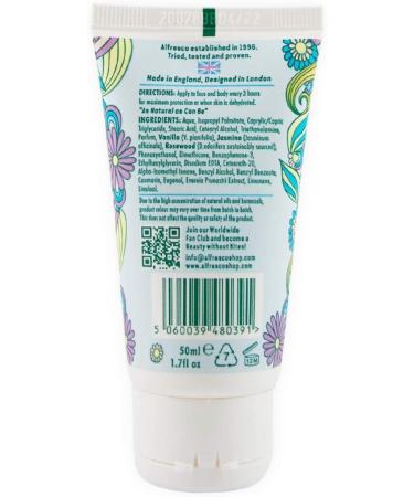 Alfresco Natural Mosquito Repellent Flower Power Lotion 50ml | DEET Free with 22 Essential Oils | Safe Bug Bite Protection for Kids & Babies - Buy Online on GoSupps.com