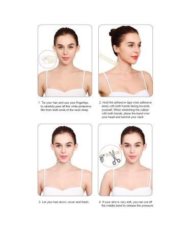 Neck Stickers - 20 Pack Skin-Friendly Tapes to Lift & Conceal Double Chin | Improve Sagging Skin - Buy Online on GoSupps.com