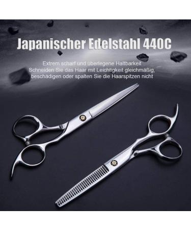 Professional Hair Scissors Set - Ultrasharp Stainless Steel Hairdressing & Beard Shears for Men Women & Pets - Perfect Cut Accessories - Buy Online on GoSupps.com