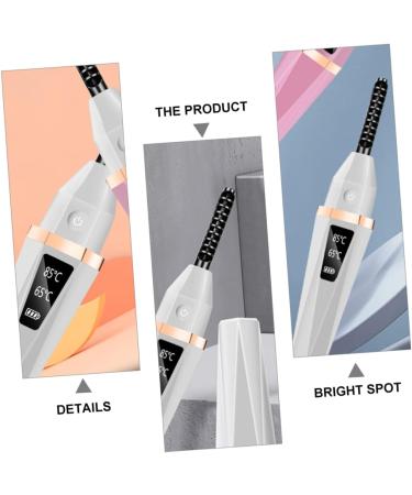 Didiseaon Eyelash Curler Heated Curlers Mini Hair Curler Professional Styling Tools Lash Curling Tools Eyelash Tool Electrical Tools White Makeup Tools Electro-Thermal Miss Abs - Buy Online on GoSupps.com