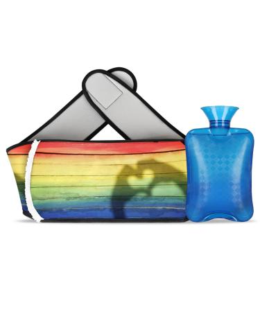 Interesting dear decor hot bottle heat bottle with soft waist cover warm water pocket for hand shoulder leg back neck warm