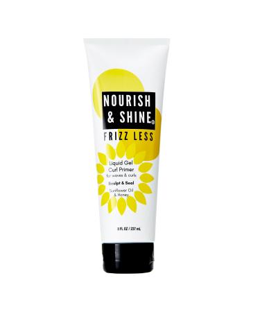 Nourish & Shine Frizz Less Liquid Gel Primer 8OZ
