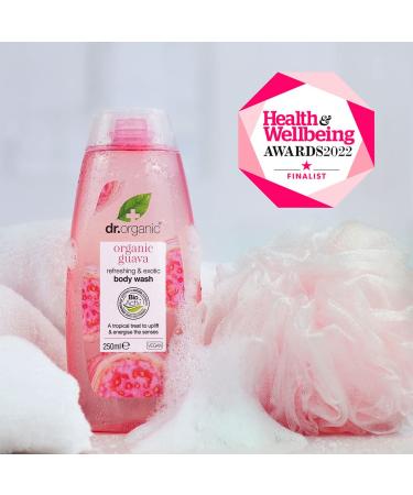 DR ORGANIC Guava Body Wash - Natural Hydration for Healthy Skin | Shop Internationally - Buy Online on GoSupps.com