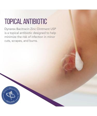 HEALTH & OUTDOORS Bacitracin Zinc Ointment USP - Antibiotic Ointment for Minor Cuts Scrapes Diaper Rashes Wound Care Burns and First Aid 48 Packets - Buy Online on GoSupps.com