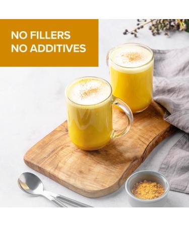 VAHDAM Turmeric Ginger Latte Mix (40 Cups 3.53oz) Caffeine-Free Golden Milk Powder With Curcumin Black Pepper & Ginger | Brew Hot/Iced Tea Or Turmeric Latte - Buy Online on GoSupps.com