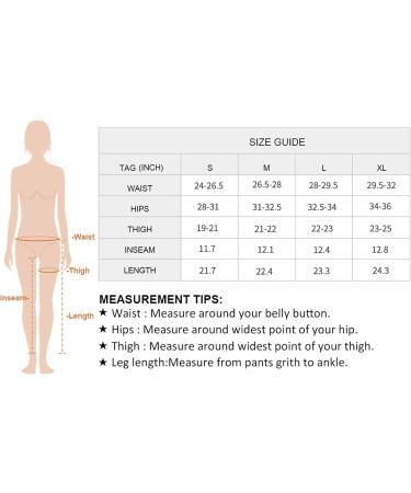 Anwell Women's Cycling Shorts with Cell Phone Pocket - Black Short Sports Pants & Leggings for Fitness - Buy Online on GoSupps.com