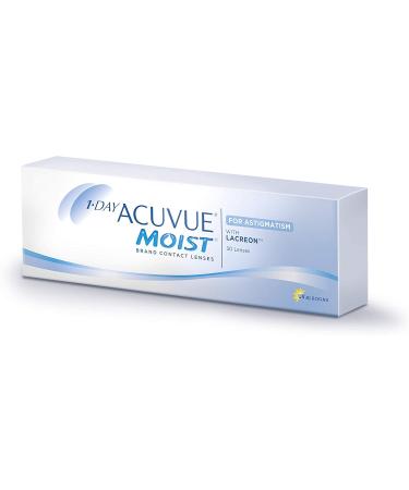 Buy Acuvue 1-Day Moist for Astigmatism - 30 Soft Contact Lenses | BC 8.5mm DIA 14.5mm CYL -2.25 | International Shipping Available - Buy Online on GoSupps.com