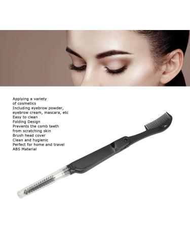 Professional Brow Lash Styling Tool Double-Headed Eyelash Brush and Comb Folding Design ABS Material Suitable for Combing Shaping and Styling Eyebrows With Cosmetic - Buy Online on GoSupps.com