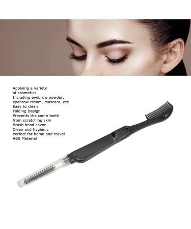Double Head Eyebrow Eyelash Comb - Portable Makeup Grooming Tool for Perfect Brows & Lashes | Travel-Friendly Eyelash Separator Brush - Buy Online on GoSupps.com