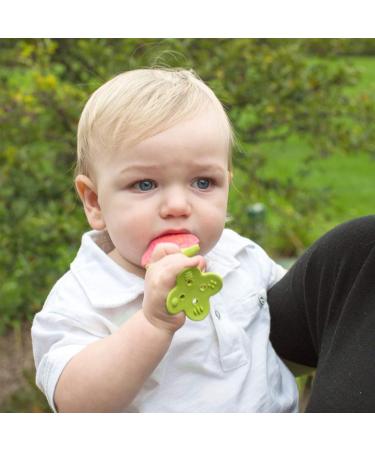 Soft Silicone Fruit-Shaped Baby Teething Toys - Grapes Strawberry & Orange - 3PCs for Infants & Toddlers - Pain Relief Chew Card Multicolor - Buy Online on GoSupps.com
