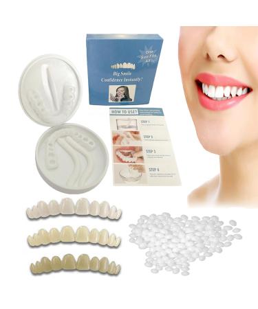 Fake Tooth Repair Kits for Filling The Missing Broken Tooth and Gaps-Moldable Fake Teeth and Thermal Beads Replacement Kits