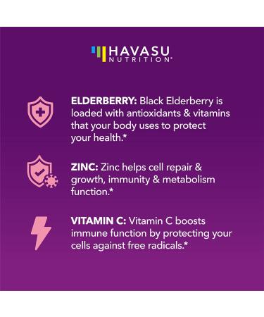 Elderberry Gummies for Kids with Zinc & Vitamin C | Immune Defense Support | Vegan Gummies 60 Count - Buy Online on GoSupps.com