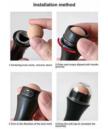 Oil-Absorbing Volcanic Roller with Replaceable Balls | On-the-Go Oil Control Tool for Instant Shine Removal - Buy Online on GoSupps.com