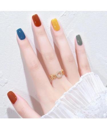 4Colors Solid Canned Cream Nail Gel Polish Painting Base Coat Soak Off UV LED Varnish Gel Jelly Nail Solid Glue Nail Repair Care - (Color: 12) - Buy Online on GoSupps.com