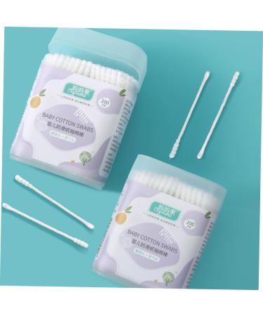 MERRYHAPY Cotton Swab Double-Headed Ear Cleaning Sticks - 2 Boxes of Cosmetic Care Buds for Perfect Ear Hygiene - Buy Online on GoSupps.com