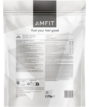 Amfit Nutrition Whey Protein Powder Stracciatella Flavour 2.27kg - 75 Servings - Buy Online on GoSupps.com