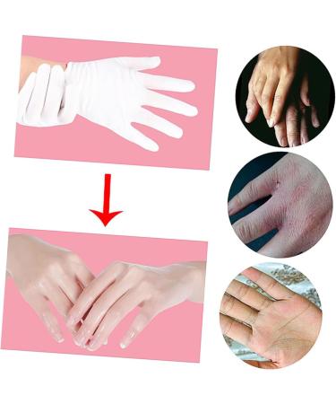 FOMIYES 18 Pairs Industrial Gloves Spa Gloves Jewelry Inspection Gloves Moisturizing Gloves Overnight Moisturizing Hand Gloves Hand Care Gloves for Women Kitchen Gloves Thick Section White - Buy Online on GoSupps.com