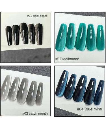 15ml Gel Nail Polish Cold Emerald Cat Eye Gel Manicure UV Semi Permanent Soak Off Highlight Nail Lacquer Nail Phototherapy - (Color: 1) - Buy Online on GoSupps.com