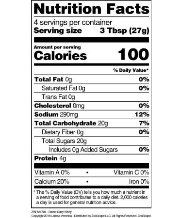 Larissa Veronica Sweet Dairy Whey (16 oz ZIN: 524704) - Buy Online on GoSupps.com